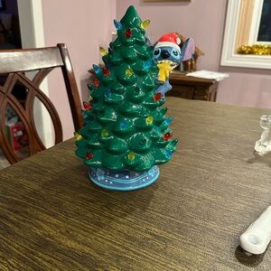 Stitch Ceramic Christmas Tree Brand New